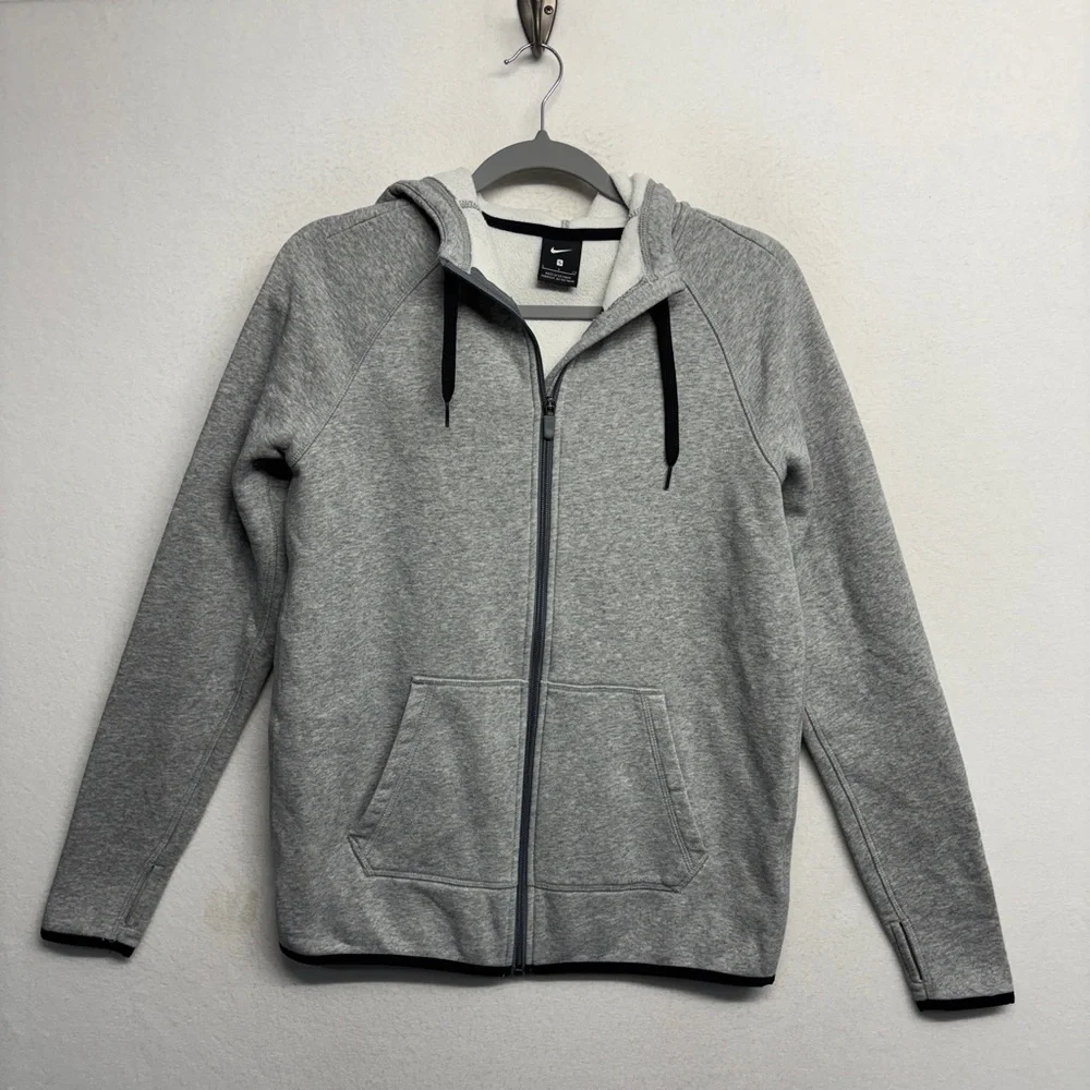 Nike Gray Full Zip Hoodie S Women's